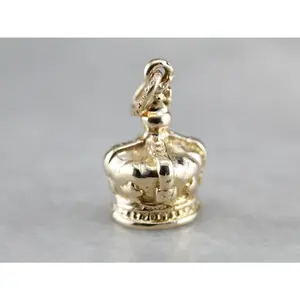 Royal Crown Gold Charm