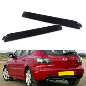 2PCS Smoked Lens Rear Bumper Bar Reflector lamps Light Kit For Mazda3 Axela 2004 2005 2006 2007 2008 2009,Replace OEM  BN8R-51-5M0B, BN8R-51-5L0B