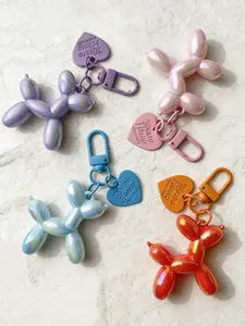 1pc Balloon Dog Keychain for Women Teen Girls Cute Designer Bag Charm for Backpack Purse Tote Handbag Bookbag, Balloon Dog Keychain, Cute Key Chain Bag Handbag Backpack Purse Aesthetic Charms Accessories