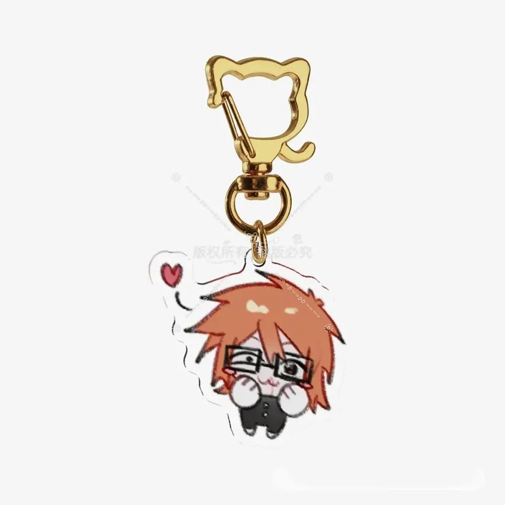 Anime Ranfren Cosplay Key Chain Cartoon Acrylic Backpack Pendant Keyring Accessories Keychains Christmas Decoration