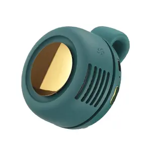 Mini Clip on Fan for Shirt & Waist Portable Small Whirlwind Bladeless Fan 3-Speed Silent Rechargeable Cooling for Better Personal Use