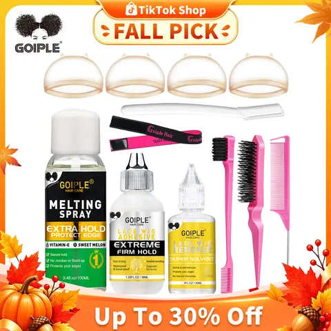 Lace Melting Spray for Wigs - Extra Hold Adhesive for a Natural Look, Wig Glue Alternative with HD Wig Cap and Wig Band Haircare Blend Hairline,back to school,familyfun