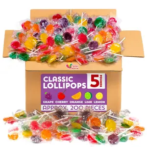 Valentines Classic Lollipops  Banks Bulk Individually Wrapped Suckers  Birthday & Valentines Day Candy for Classroom Exchanges, Parties, Candy Buffets & Gifts