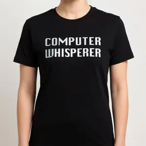 Funny Computer Whisperer T-Shirt, Ideal for Computer Geeks & Nerds, Perfect PC Repair & Tech Lover Gift, Casual Unisex Tee