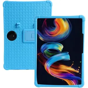 ROGEE 4 Thicken Corners Shockproof Silicone Cover Case for TCL NxtPaper Plus.5 inch 9469x Tablet with Folding Stand & Pencil Protection Eco-Friendly Material