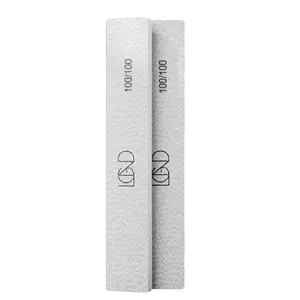 Chaun Legend Zebra Rectangle Nail Files 100/100 - 2 pcs
