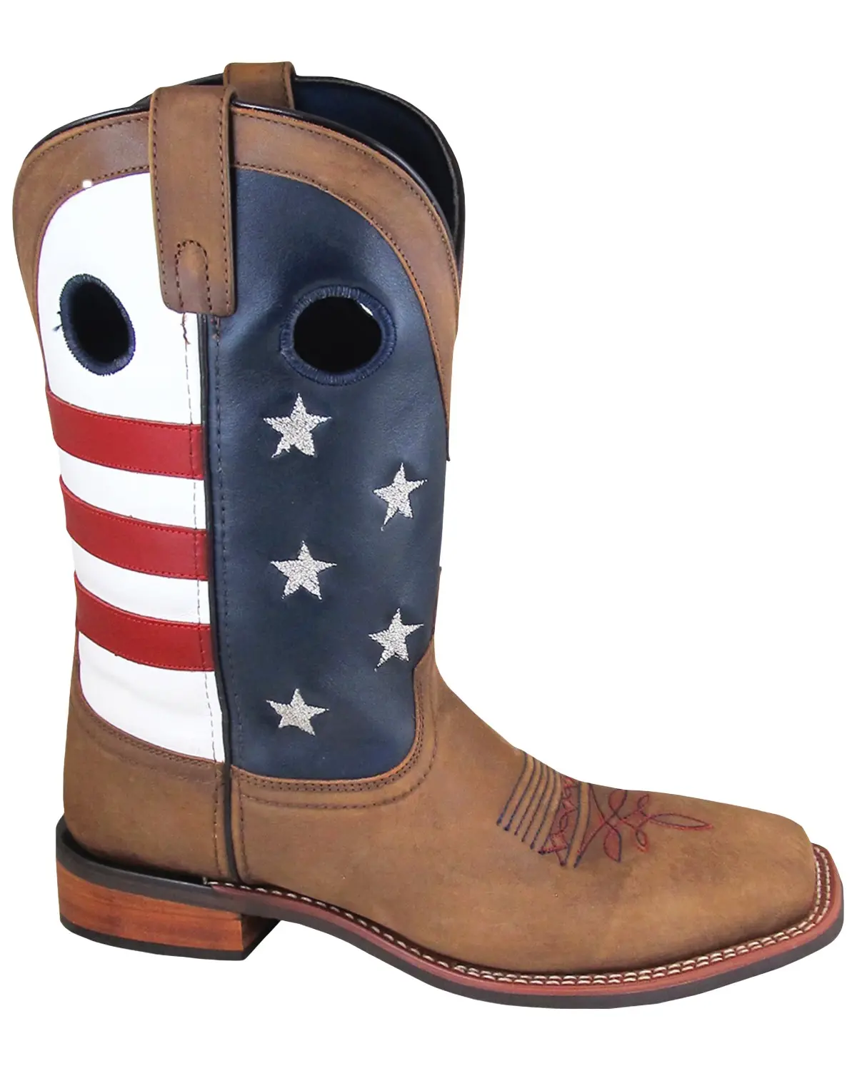 Smoky Mountain Men's Men'S Stars And Stripes Performance Western Boot Broad - 4880