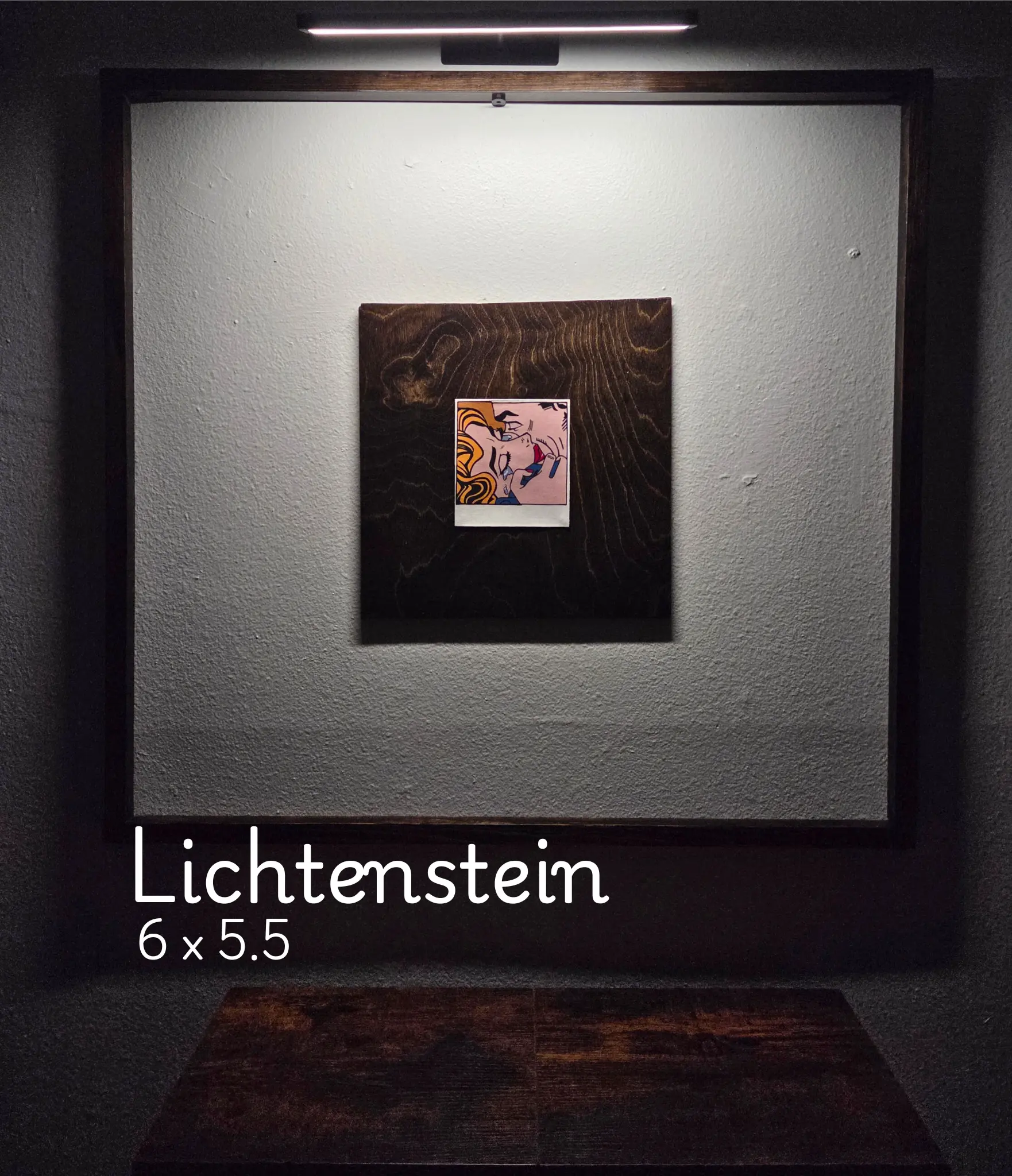 Lichtenstein Pop Art Polaroid Print