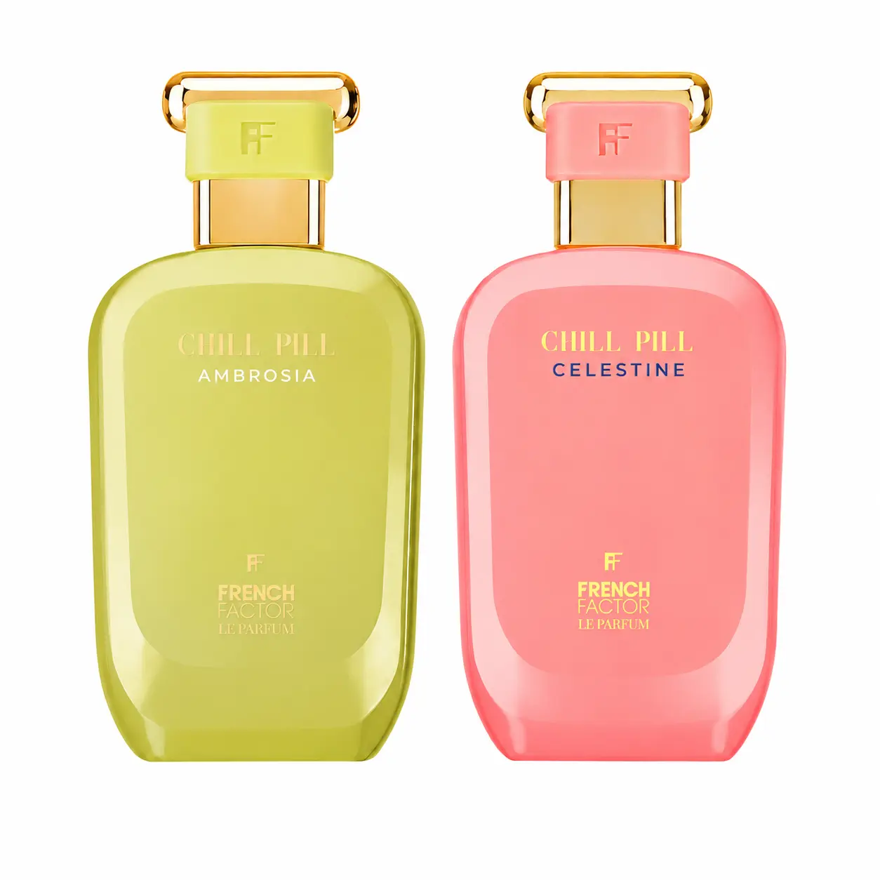 2 Bottle Perfume French Factor Chill Pill Celestine & Ambrosia Women's Perfume, EDP | 3.3 Fl.oz