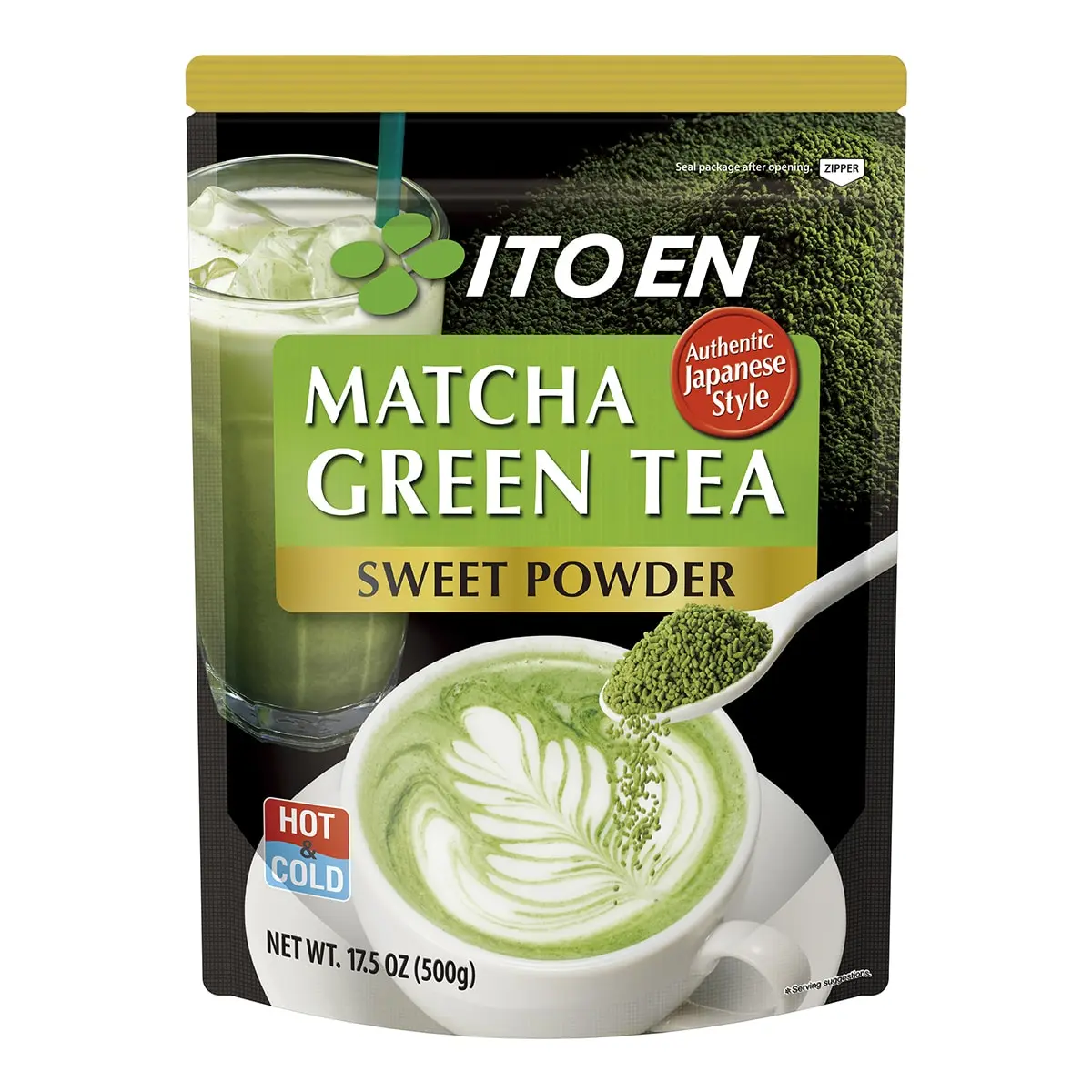ITO EN Sweet Matcha Powder 17.5oz - Japanese Green Tea Latte Mix, Large Size, For Daily Matcha Drinks
