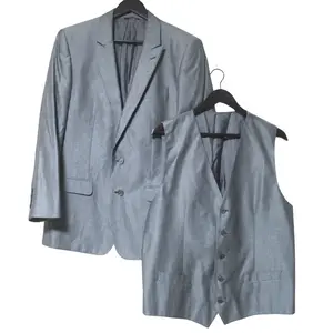 Pre-owned DOLCE & GABBANA Wool Small Leather Goods Dolce&Gabbana MARTINI Silk Jacket Vest Set