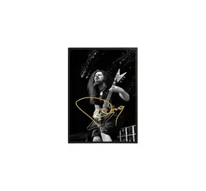 Pantera Dimebag Darrell Memorial Signature Poster, Guitarist Poster, Gift For Fans