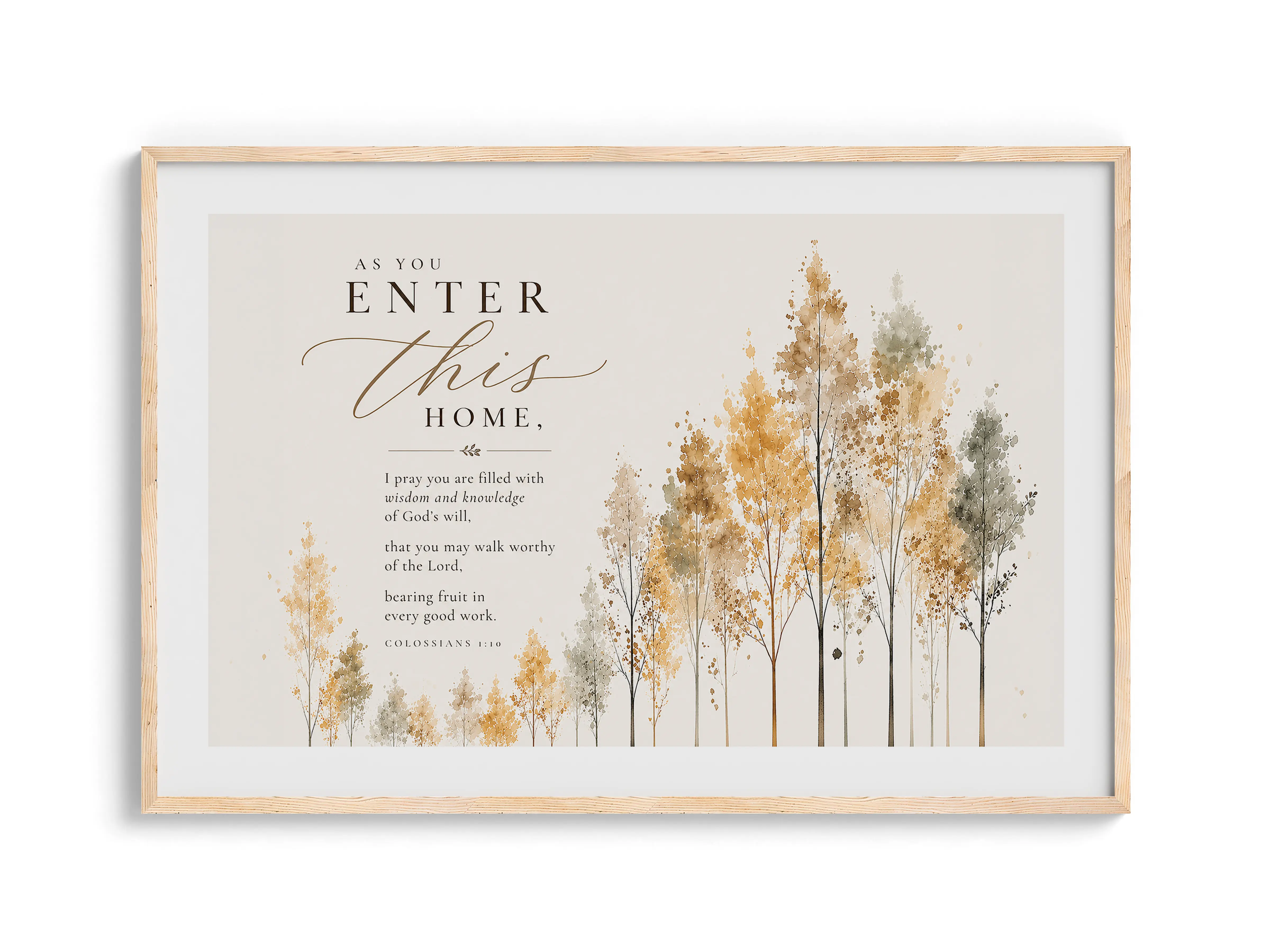 I Pray this For You Wall Art — Watercolor | Posters, Framed Posters and Canvases _