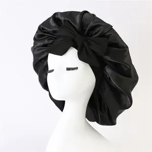 Beautiful Bonnets Silk Satin Hat Hair Night Satin Bonnet Satin Hat To Sleep Bonnets for Women Cap Beanie Curly Braid Hair
