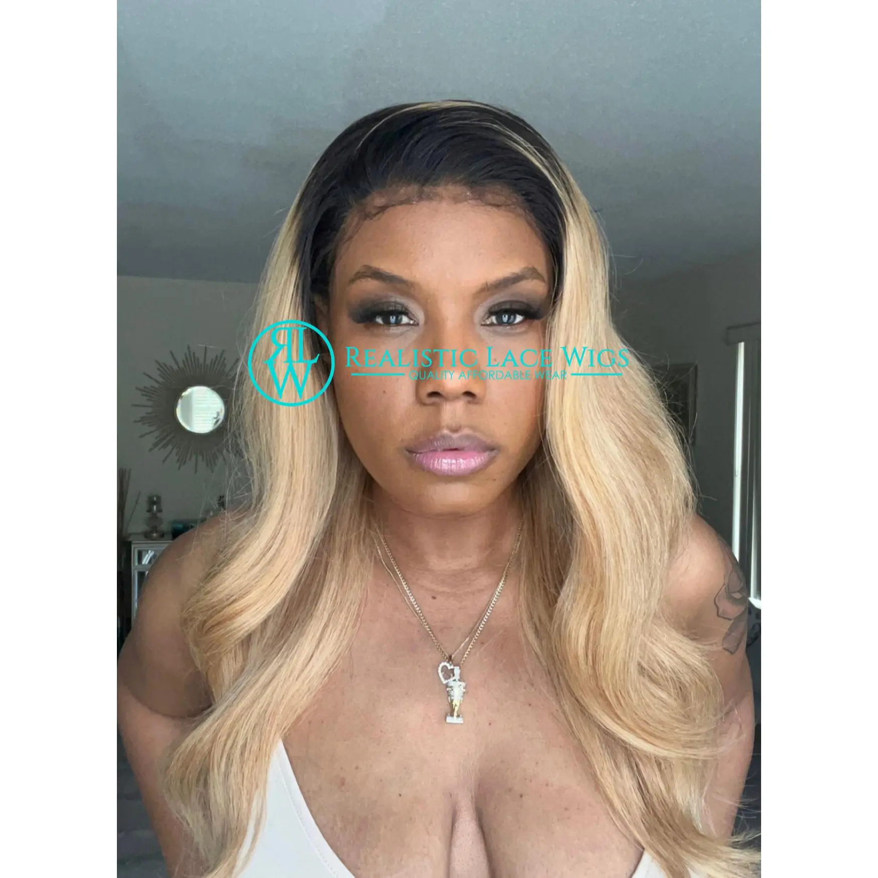 1B/27  Indian Body Wave Lace Front Wig