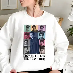 Edward Cullen Eras Tour Shirt, Vintage Edward Cullen Shirt, Edward Cullen Homage Shirt, Robert Pattinson Unisex  Gift T-Shirt Sweatshirt Hoodie