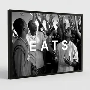 Paid in Full Everybody Eats Poster Movie Poster Cult Classic Film Wall Art Hypebeast Wall Art for Bathroom, Restroom, Nursery, Kids Room