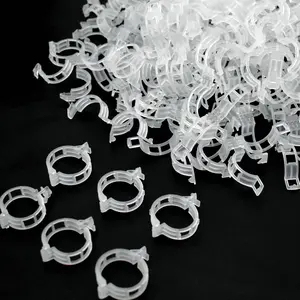 200 pcs plant support garden clips tomato clips crop clips for vine vegetables fixing tomato sweet pepper eggplant makes plants grow upright and healthier