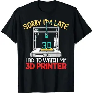 Funny 3D Printer Shirt For Men Women 3D Printing Printer T-Shirt