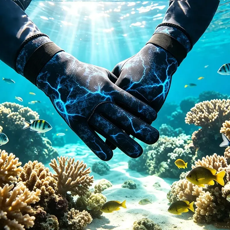 3mm Neoprene Thermal Anti-slip Dive Gloves for Spearfishing Freediving Scuba Surfing Swimming Kayaking Rafting
