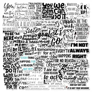 English Letter Pattern Graffiti Sticker, 50pcs/set Self Adhesive DIY Decals, Decorative Sticker for Gift Greeting Card Water Bottle Laptop Phone