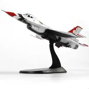 1/72 Scale F-16 Thunderbirds Metal Cast Model Aircraft, Classic Performance Paint Job, Collectible Gift Choice, Perfect for Collections