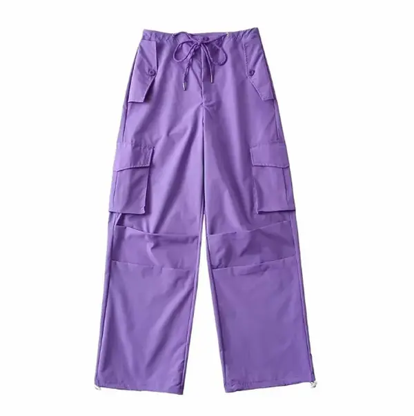 Purple unisex Casual Trousers – Comfortable Everyday Pants for Work & Leisure