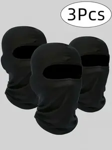 3PCS Balaclava Face Mask, Ski Mask for Men Women, Cold Winds & UV Protection Windproof Scarf for Motorcycle Snowboard Cycling