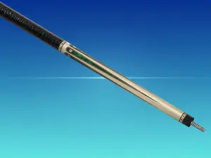 EVO Beast Emerald Cobra Pool Cue - Carbon Fiber Shaft, Crocodile-Embossed Microfiber Leather Wrap, Ultra-Stiff 3/8-8 Stainless Joint, TIME Standard 12.5 mm Tip, 29" Shaft & Butt, 19-19.5 oz