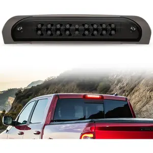 Third Brake Light High Mount 3rd Stop Reverse Cargo LED Lighting Replacement for 2002-2008 Dodge Ram 1500 2003-2009 RAM 2500 3500 Pickup Rear Cab Center Tail Lights