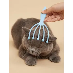 2pcs Plastic Five-claw Ball Massager For Pet Massage & Interaction, Random Color Body Care Multicolor