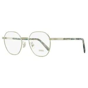Zegna Geometric Round Eyeglasses EZ5270-H 016 Palladium 53mm