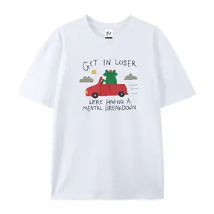 get in loser we're having a breakdown - unisex t shirt, funny animal t shirt, meme t shirt, funny drawing t shirt, silly goose, joke shirt