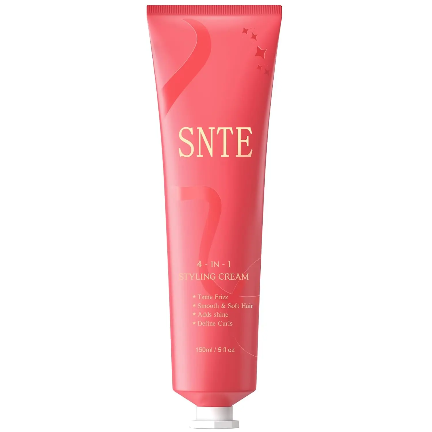 ‌4-in-1 Styling Cream for Flyaways & Curl Defining, Non-Greasy Smoothing Cream for Women & Kids, Add Shine Slick Back Hair, No White Flakes & Chemical Flavors Fly Away Hair Tamer