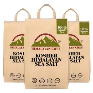 Himalayan Chef Kosher Sea Salt - 5 lbs Bag | Pack of 3