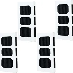 4-Pack Refrigerator Air Filter Replacement - Universal Fit for Odor Reduction & Freshness, Compatible with Frigidaire Paultra2, PureAir Ultra 2, Pure Air Ultra II and Electrolux Part