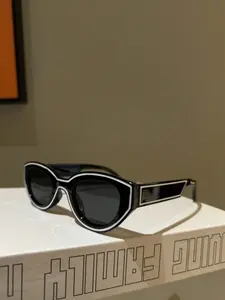 Vintage Street Style Cat Eye Fashion Glasses, Classic Shades, Outdoor Vacation Daily Wear, Women's Beach Accessories, Autumn Winter Clothing, Business Casual Gift, Trendy Beach Eyewear