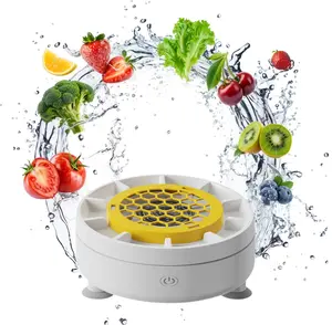 Fruit & Vegetable Washer - Deep Germ Removal for Cleaning Grains Rice Meat Seafood,Rotatable Fruit and Vegetable Purifier,Portable Kitchen Helper for Healthy Family