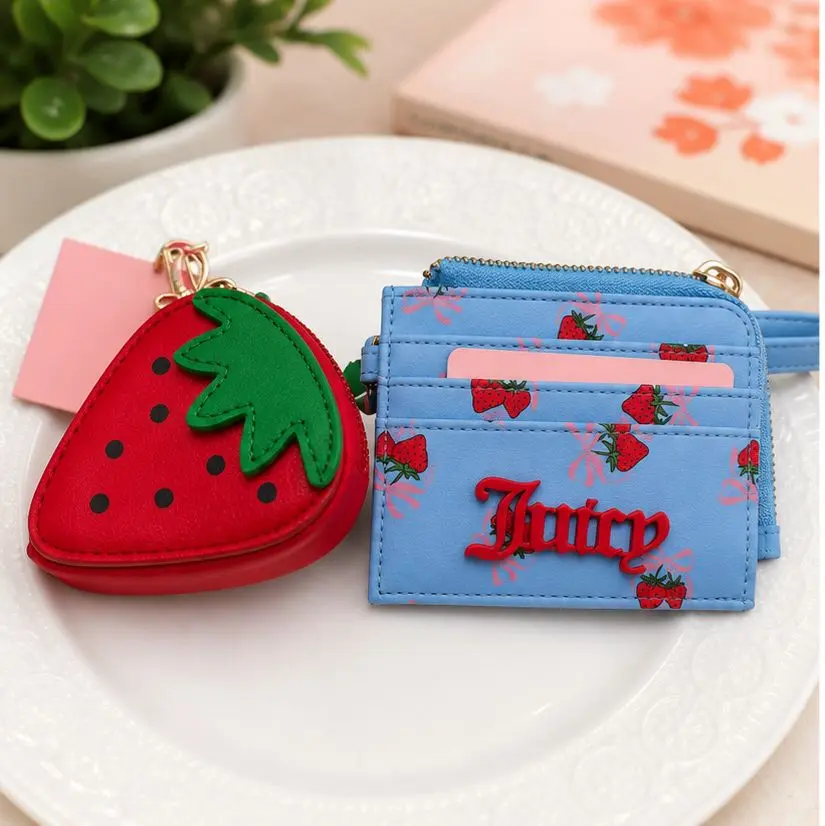 Women's Cute Strawberry Coin Purse-Card Holder Wallet
