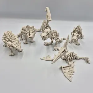 Skeleton Dinosaurs | 3D Printed Articulating Flexi Fidget