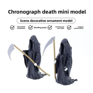 Scythe Grim Reaper Sculpture Office Desktop Decoration