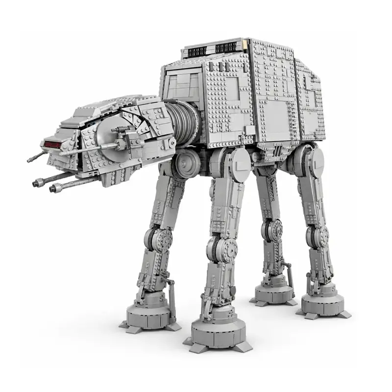 6785-Piece UCS-Style Galactic Walker MOC Kit, Highly Detailed Multi-Legged Transport with Interior, Challenging Hobbyist Project, Ultimate Desk Centerpiece