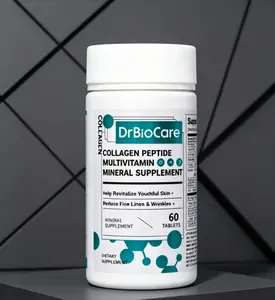 DrBioCare Edible Wellness Supplement, Collagen D3 C Probiotics B Vitamins All-in-One Nutrition Support