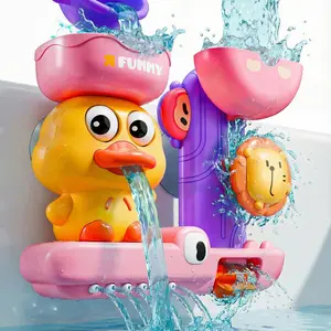 Bath Toys for Kids Ages 1-3: Toddler Bath Toys for 1 2 3 Year Old Girl Gifts - Pink Bathtub Toy for Toddlers 2-4 - Baby Girl Gifts 12+ Months