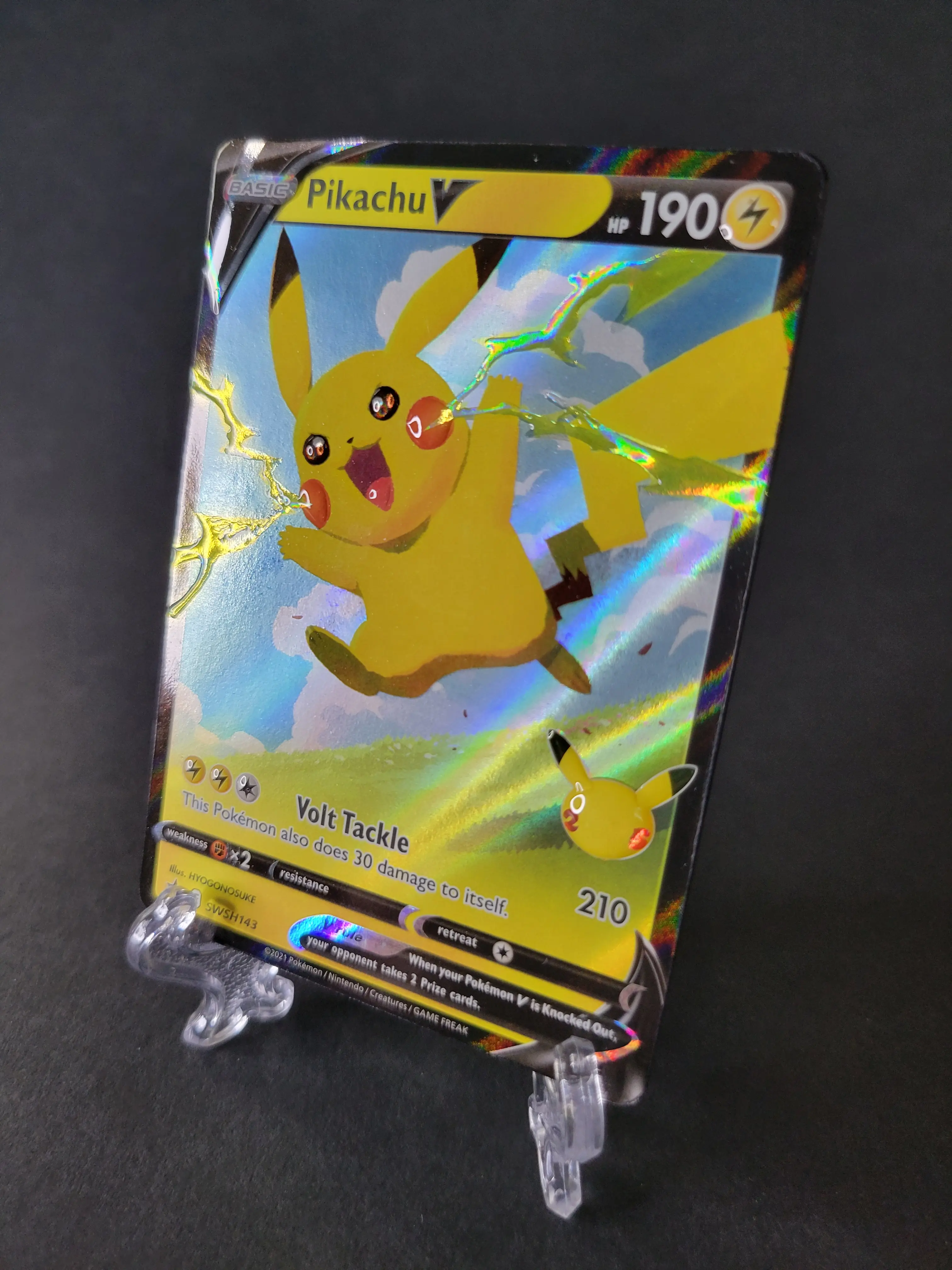 3D Pikachu V SWSH143 Epoxy Embellished 3D Pokmon Art Card - TikTok Shop 3D Pikachu V SWSH143 Epoxy Embellished 3D Pokmon Art Card - TikTok Shop
