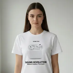 High Quality T-shirt with Unique headphones for Fashion - if you know you know