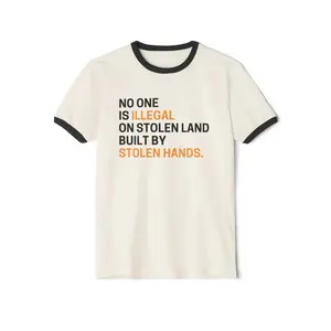 Stolen Land Premium Unisex Ringer T-shirt