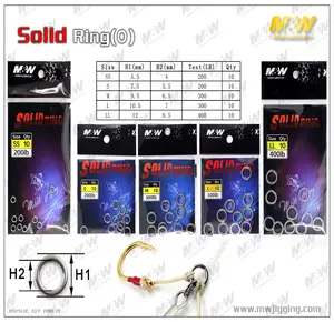 M&W International Fishing Access Solid Ring for Secure and Easy Tying