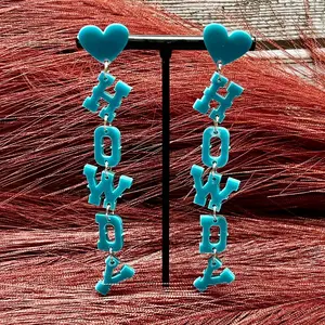 Howdy Dangle Stud Earrings