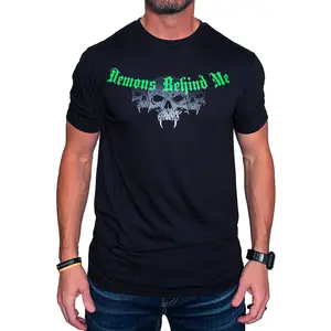 Neon Green Logo Light-Weight Men's T-Shirt